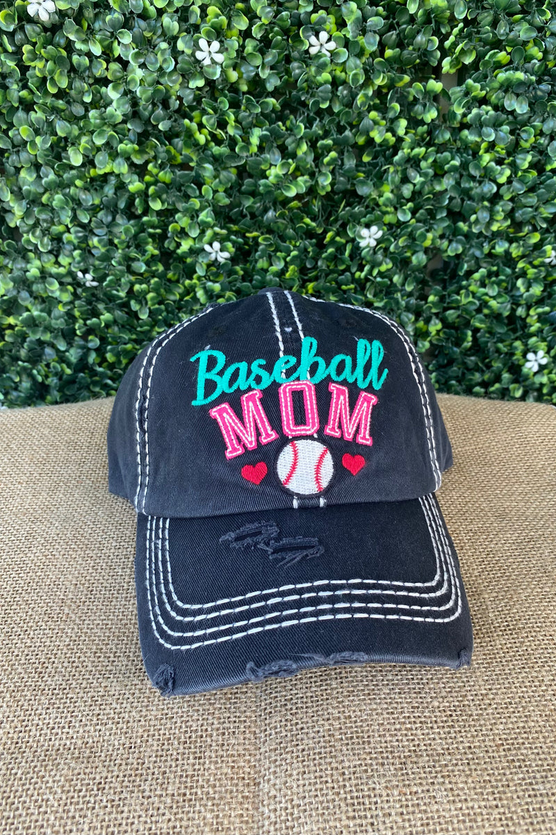 Baseball hot sale mom hat