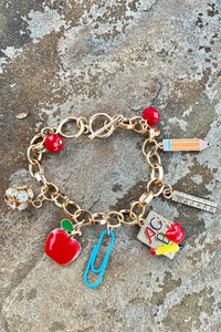 Teacher Charm Bracelet