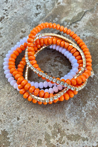 Texas Stacked Beaded Bracelet Set