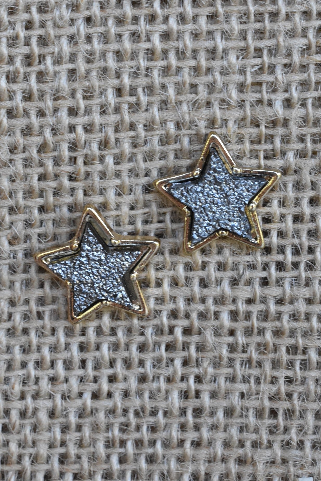 Druzy Star Stud Earrings