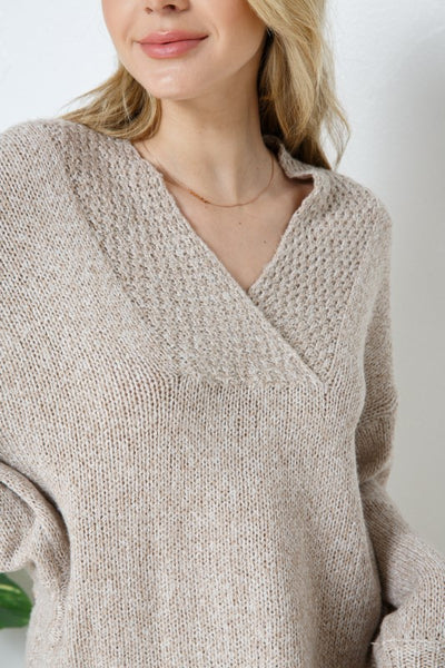 Surplice Sweater