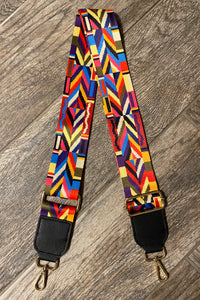 Multi Colored Guitar Purse Strap