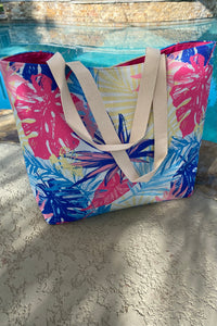 Tropical Leaf Tote